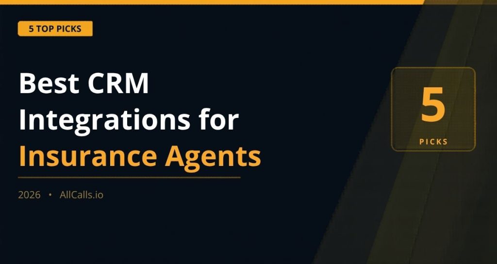 Best CRM Integrations for Insurance Agents: 5 Top Picks 2026