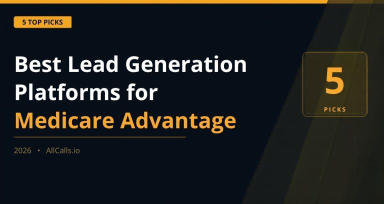 Best lead generation platforms for Medicare Advantage 5 top picks 2026