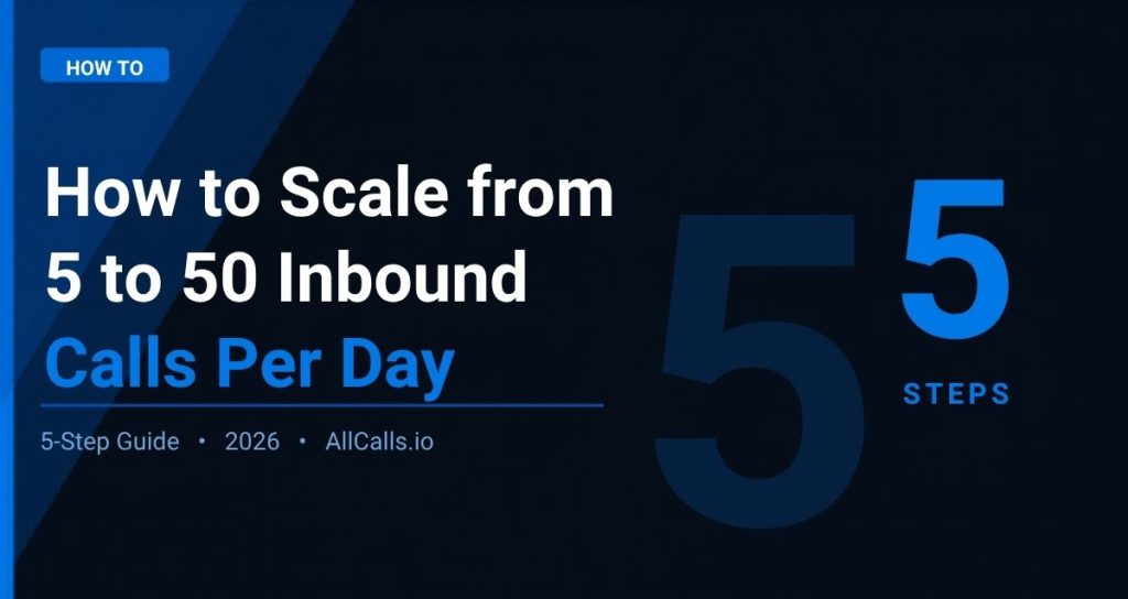 How to Scale Inbound Calls: 5-Step Guide [2026]