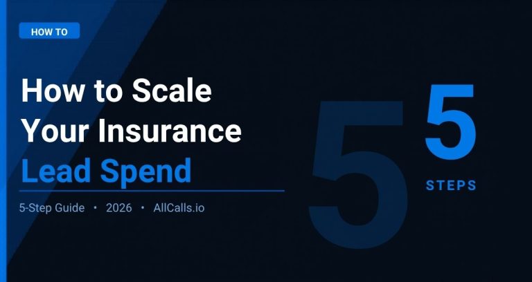 How to scale your insurance lead spend without long-term contracts in 2026