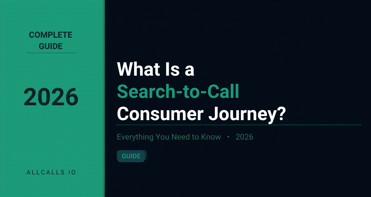 What is a search-to-call consumer journey and the path to inbound insurance leads for agents