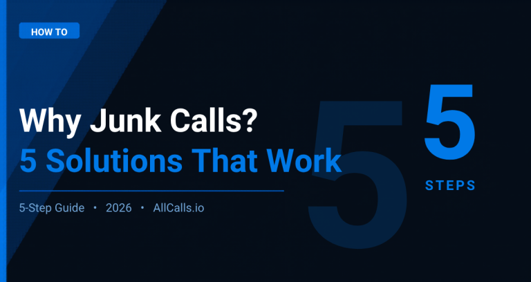 5 solutions to stop junk calls for insurance agents
